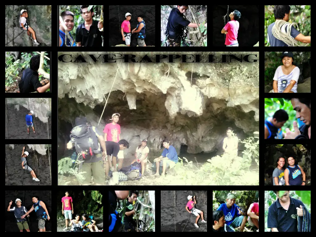 Cave Rappelling