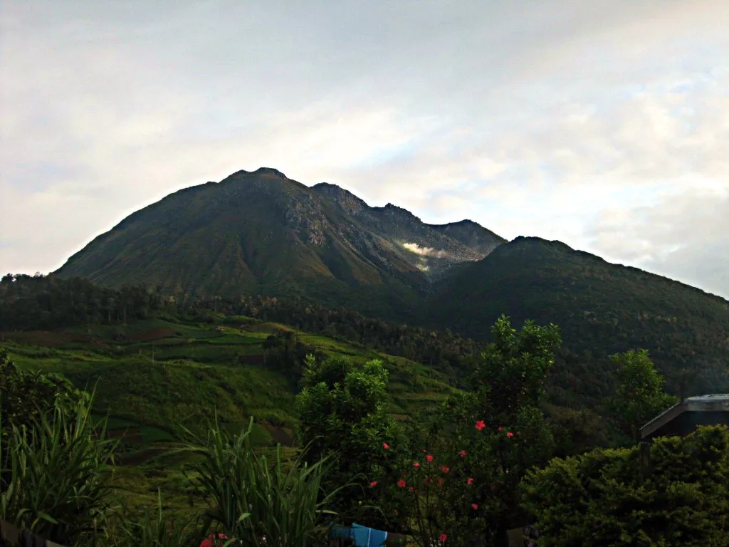 View of Mount APO from our Paradise Camp